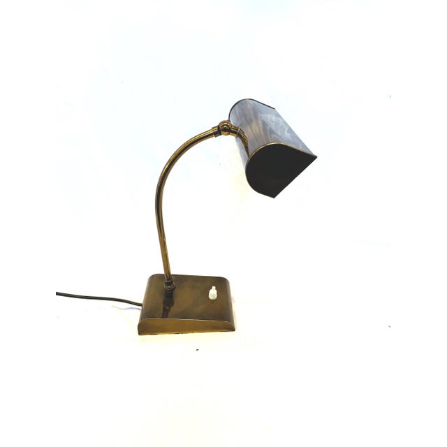 Metal Mid-Century Brass Table Lamp For Sale - Image 7 of 7