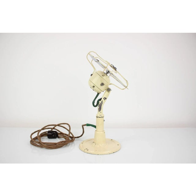 Cream Mid-Century Ventilator, 1950s, Set of 2 For Sale - Image 8 of 14