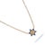 Early 21st Century Divine Star of David Blue Enamel Gold Necklace For Sale - Image 5 of 9