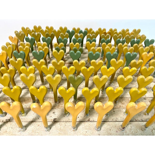 Mini Hearts Balloon Mold Wall Sculpture For Sale In Los Angeles - Image 6 of 7