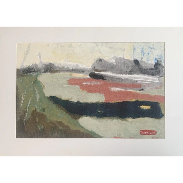 Jarosław Romaniuk, The River Bug X, Acrylics on Canvas Mounted on Board, 2018 For Sale - Image 4 of 6