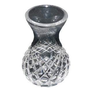 Waterford Lismore Cut Diamond Crystal Bud Vase For Sale