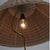 1950s Large Mid-Century Modern Valinte Table Lamp in Brass & Rattan For Sale In San Francisco - Image 6 of 6
