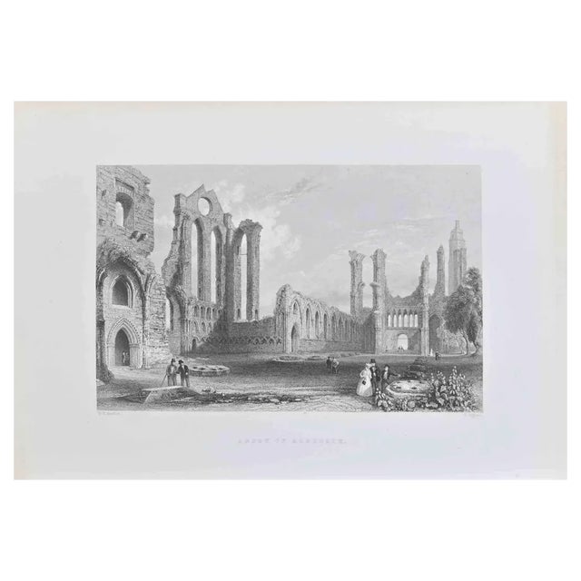 Thomas Higham, Abbey of Arbroath, Engraving, 1838 For Sale