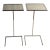 1990s Modern Sadie Spot Glass Side Tables Pair For Sale