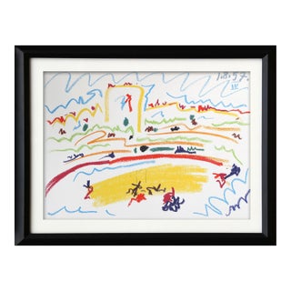 1980s "Toros y Toreros 5" Lithograph After Pablo Picasso For Sale