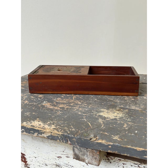 Vintage Folk Art Patrons of Husbandry "P of H Grange" Carved Voting Box, Circa 1930s-40s For Sale - Image 13 of 13