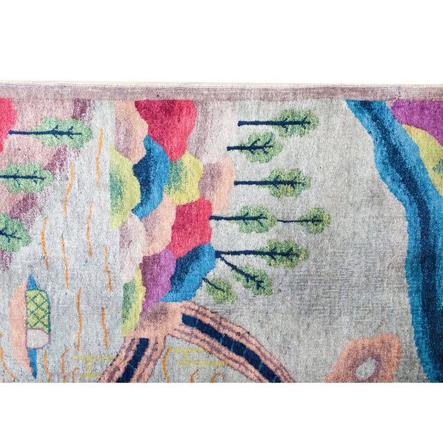 Early 20th Century Chinese Art Deco Rug For Sale - Image 13 of 16