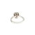 Metal 1.13 Ct Natural Yellow Diamond Ring Size 5.25 For Sale - Image 7 of 8