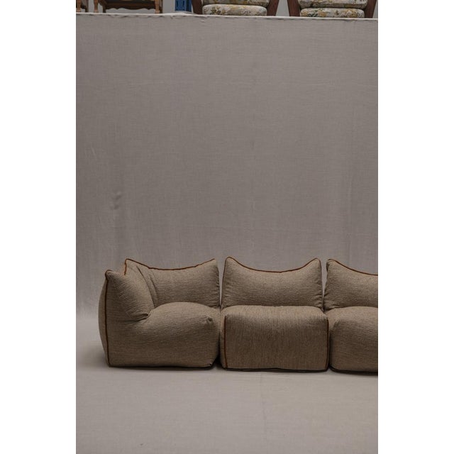 Beige Le Bambole Modular Sofa Seating by Mario Bellini for B&B, 1970s, Set of 3 For Sale - Image 8 of 18