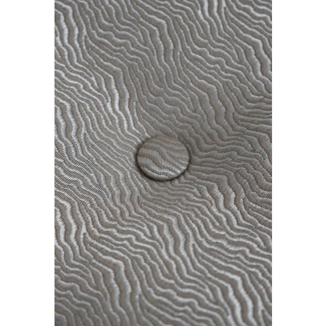 Modern Modern Design Clover Shape Tufted Ottoman For Sale - Image 3 of 11