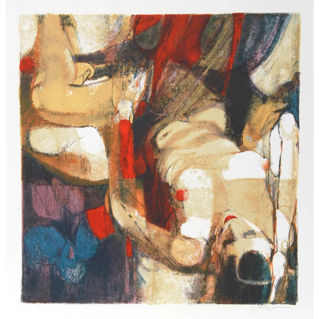 Modern Jim Jonson, Figure and Composition, Lithograph For Sale - Image 3 of 3