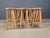 Alpine Style Chalet Stools in Wood, 1970s, Set of 9 For Sale - Image 11 of 14