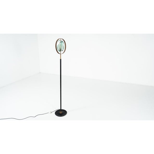 Floor Lamp Mod 2020 by Max Ingrand for Fontana Arte, Italy, 1960 This piece is attributed to the mentioned designer/maker....