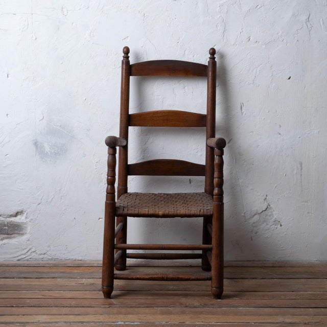 Wood Rock Hill, South Carolina Armchair, 19th Century For Sale - Image 7 of 18