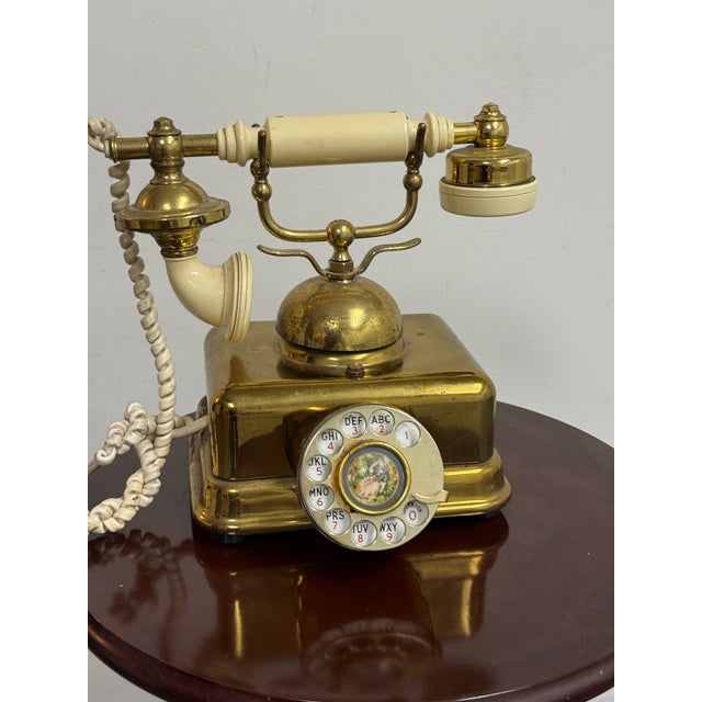 United States Telephone Company French-Style Rotary Telephone, 1967 For Sale - Image 10 of 12