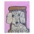 2020s Folk Art Dog Sitting in a Chair Original Contemporary Painting For Sale - Image 5 of 7