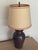Special 1986 vintage Turtle Creek Pottery ceramic table lamp. Created by Artist lamp sculptor G. Shooner in 1986. Really...