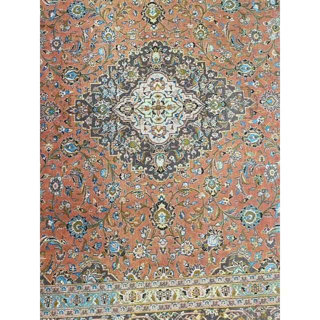 10x13 1960s Persian Kashan Area Rug - 107634 For Sale - Image 13 of 13