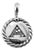 David Yurman Cable Collectibles 925 Silver Diamond “A” Initial Charm Pendant For Sale