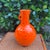 1980s Vintage Atomic Orange Art Pottery Vase by Cherokee Pottery, 1983 For Sale - Image 5 of 11