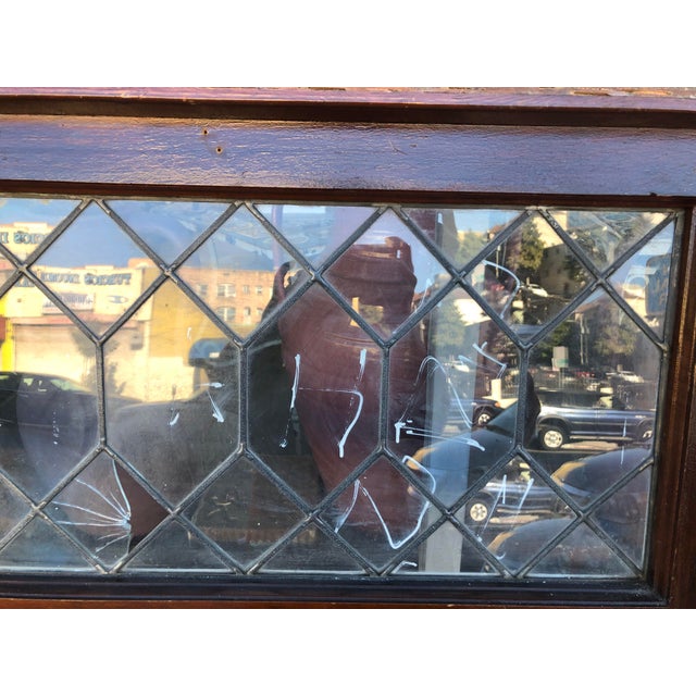 1920s Tudor Style Leaded Glass Bay Window Chairish