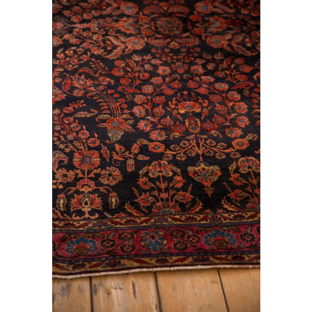 Traditional Antique Mohajeran Sarouk Rug - 4'1" x 6'8" For Sale - Image 3 of 12