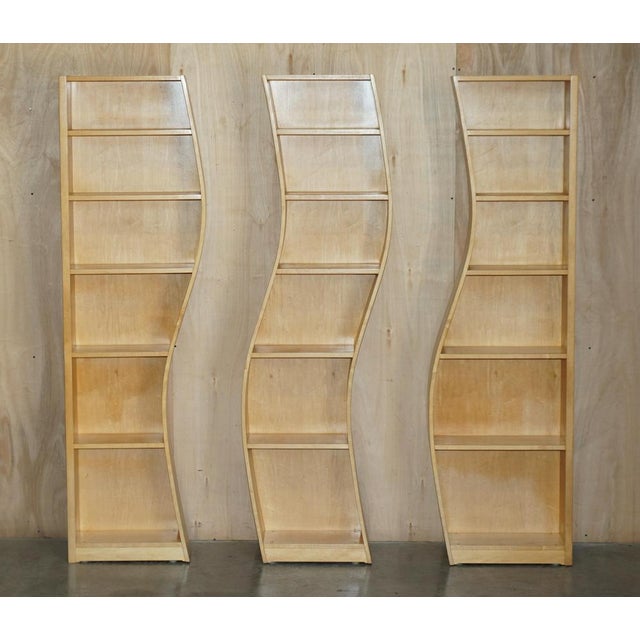 3-Section Bookcase in Birch For Sale - Image 16 of 18