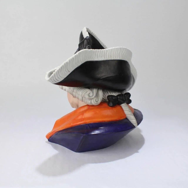 Antique Figural German Bisque Humidor of the Prussian King Frederick the Great For Sale In Philadelphia - Image 6 of 13