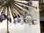 Fabio Ltd 21st Century Italian Burst Clear and Lilac Murano Glass Sphere Sputnik by Fabio LTD For Sale - Image 4 of 9