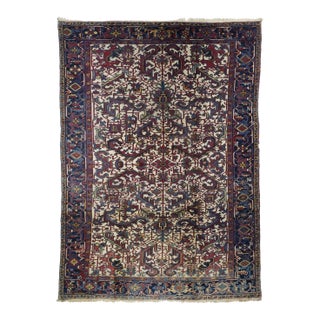 Vintage Heriz Rug 7'4'' X 10'5'' For Sale