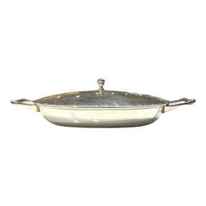Early 20th Century W. A. S. Benson Arts & Crafts Silver-Plate Covered Serving Dish, England
