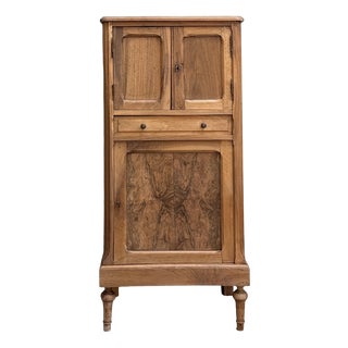 Small Walnut Veneer Buffet For Sale