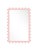 Contemporary Fleur Home Garden District Magazine Rectangle Mirror in Authentic Pink, 29.75x41 For Sale - Image 3 of 3