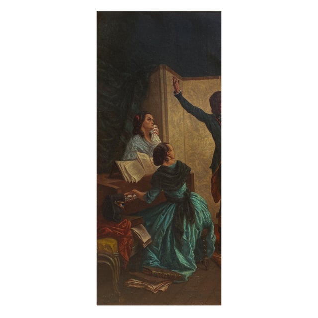 Mid 19th Century Antique French Oil Painting Claude Rouget De LiIsle Singing "La Marseillaise" by Isidore Alexandre Augustin Pils, Circa 1849 For Sale - Image 5 of 12