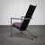 Metal Vintage Lounge Chairs with Side Table, 1980s, Set of 3 For Sale - Image 7 of 12