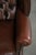 Brown English Cowhide Chesterfield Wing Armchair For Sale - Image 8 of 13