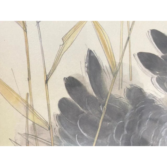 This is a platter or tray, in lacquered Wood. with an Genuine watercolor painting. It has been made in England Circa 1970...