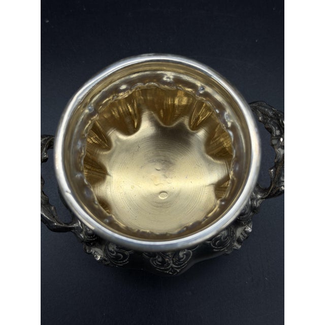800 Silver Sugar Bowl, 1890s For Sale - Image 9 of 13