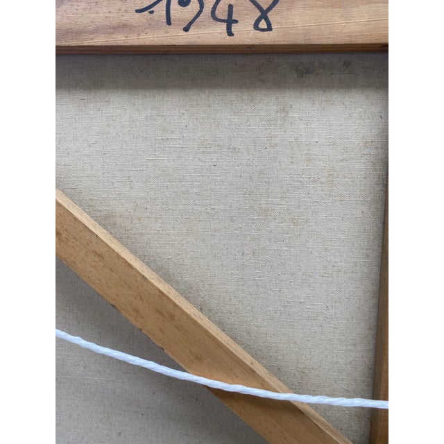 Jean Burkhalter, Storm Over Vaucluse, 20th Century, Oil Painting For Sale - Image 3 of 7