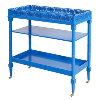 Selamat Designs Mayfair Circle Squares Serving Credenza For Sale