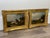 Olive Antique Belgian Sheep Paintings Pair, Franz Van Severdonck Oil on Panel Pastoral Farm Scenes For Sale - Image 8 of 18