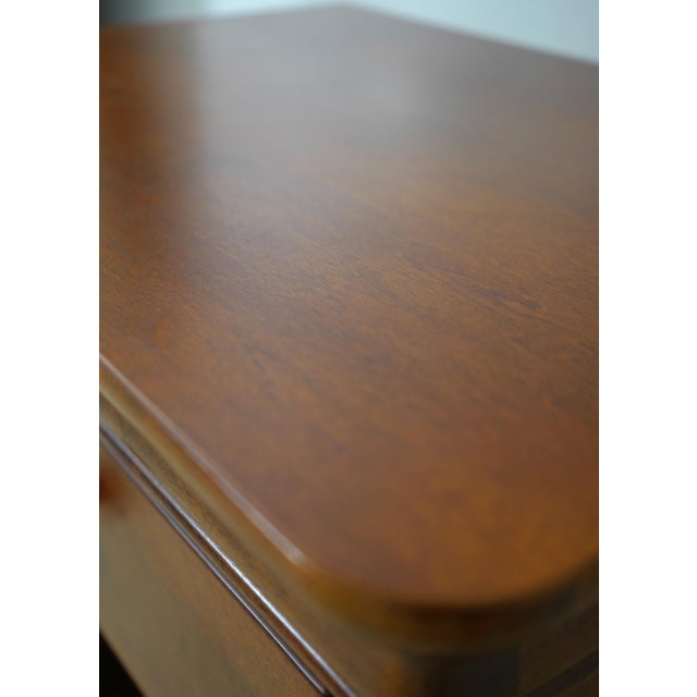Brown Stanley Young America Cherry Nightstand For Sale - Image 8 of 17