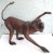 Vintage Life Size Leather Macaque Monkey Sculpture From India For Sale - Image 11 of 11