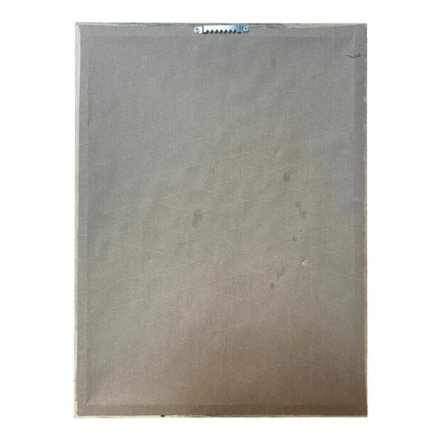 Late 20th Century Framed Abstract Art on Canvas For Sale - Image 10 of 10