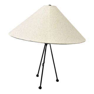 Mid Century Modern Lulu and Georgia Colbeck Tripod Table Lamp For Sale