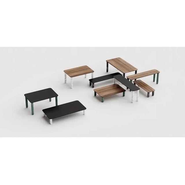 Not Yet Made - Made To Order Small White and Black Marble Sunday Dining Table by Jean-Baptiste Souletie For Sale - Image 5 of 10