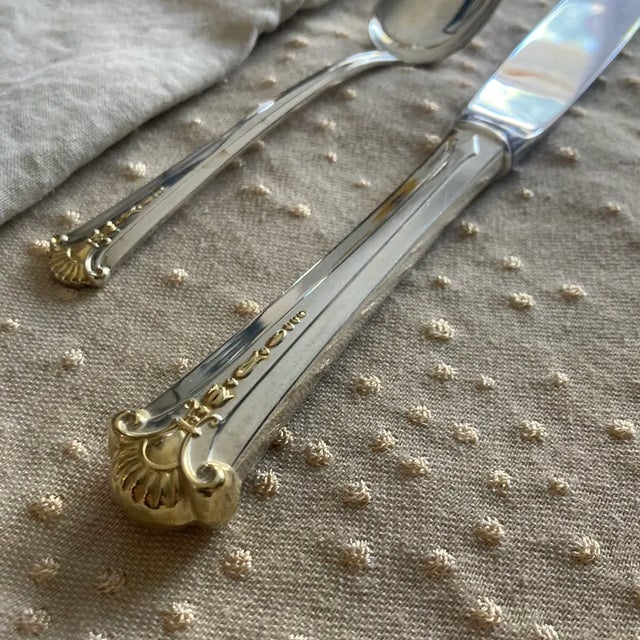 1990s Worthington Gold by Kirk-Stieff Sterling Silver, 4 Piece Set (2 Sets Included) For Sale - Image 10 of 11