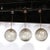 Modernist Handblown Murano Pendants with Oil Rubbed Bronze Fittings - Set of 3 For Sale In New York - Image 6 of 13