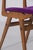 Mid-Century Modern Italian Chairs in Purple Velvet, 1960, Set of 6 For Sale - Image 4 of 13